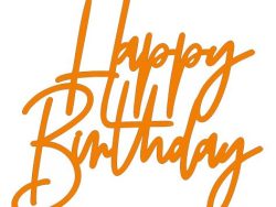 Топер Happy Birthday (3095)