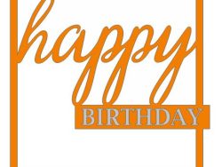 Топер Happy Birthday (3097)