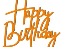 Топер Happy Birthday (3100)