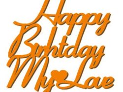 Топер Happy Birthday my love(3101)