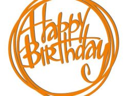 Топер Happy Birthday (3102)