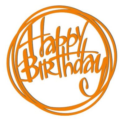 Топер Happy Birthday (3102)