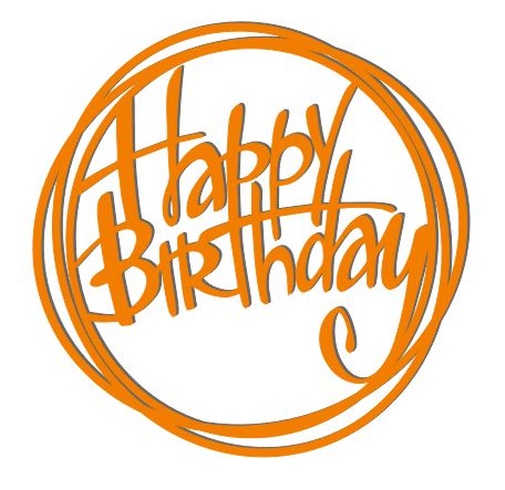 Топер Happy Birthday (3102)