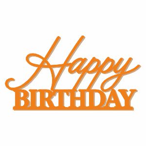 Топер "Happy Birthday" (3166)